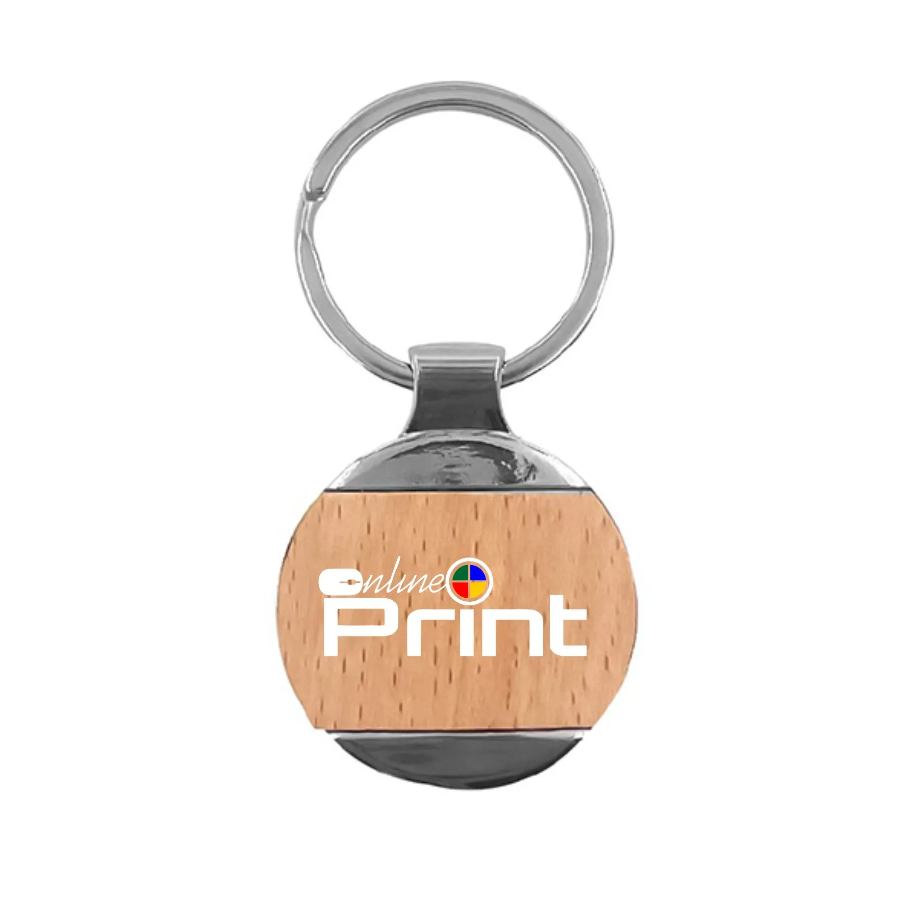 LLavero Metal Madera - Online Print