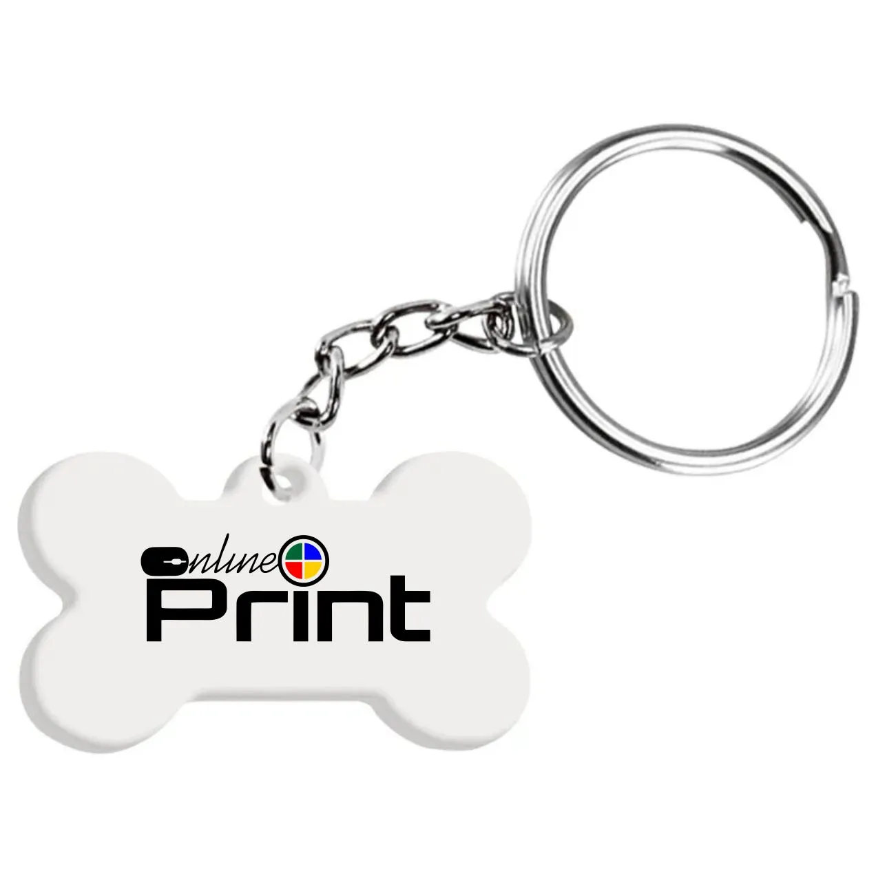 Llavero acrilico personalizado con cadena - Online Print