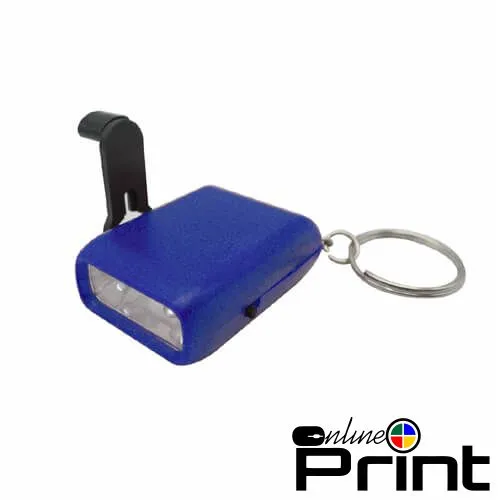 Llavero linterna Azul- Online Print